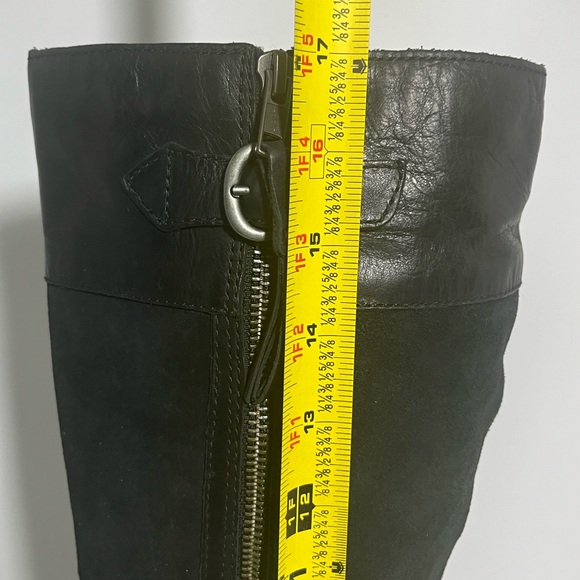 Born Uchee Black Leather Suede Tall Boot 7.5M - Picture 11 of 11